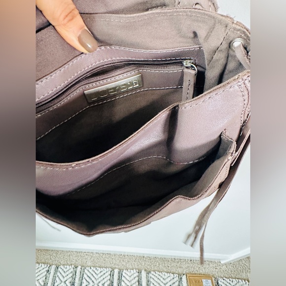 Genuine Leather Saddle Bag with Fringe Detail By Joe's - Picture 3 of 14